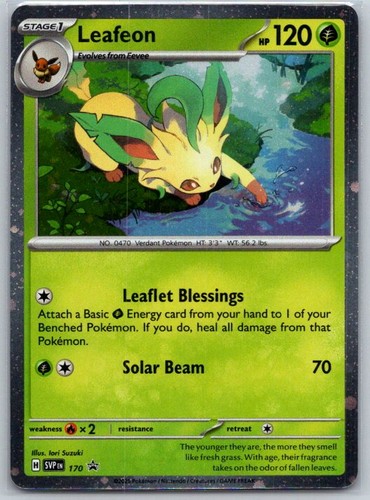 Leafeon (Cosmos Holo) 170 Promo Scarlet & Violet Promo Pokemon Near Mint