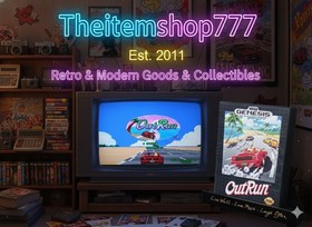 SEGA Genesis Console Model 2 MK-1631 Bundle + Authentic Out Run W/Case ■Retro 