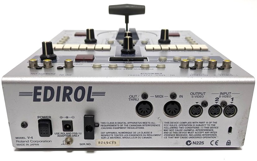 Roland Edirol V-4 Video Mixer 4in 3out Compact Multi-Function w