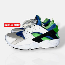Nike Air Huarache Scream Green 2014 Mens Size 10 318429-100 OG Colorway w/ Box