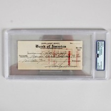 Marilyn Monroe Signed Check - COA JSA & PSA/DNA
