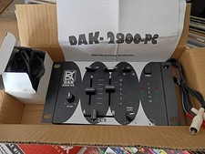 DAK 2800-PC Cross Fader/ Phono Line Mic/ DJ Stereo Mixer/ W/ RCA  Power Supply