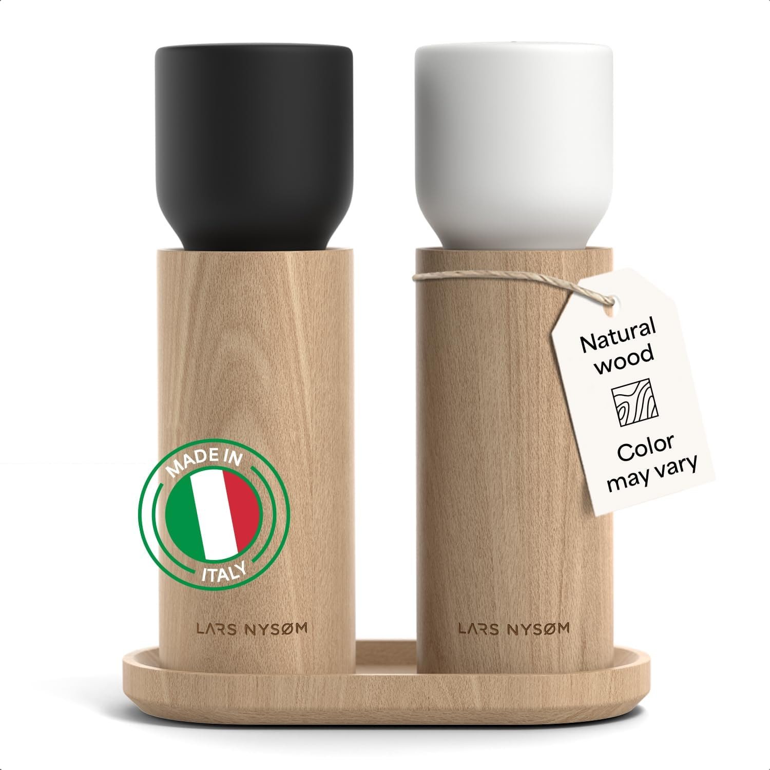 Set Macinapepe Professionale in Acacia - Spezie Fresche in Tavola