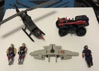 GI Joe Crimson Guard Twins, Trooper & 3 Vehicles Loose