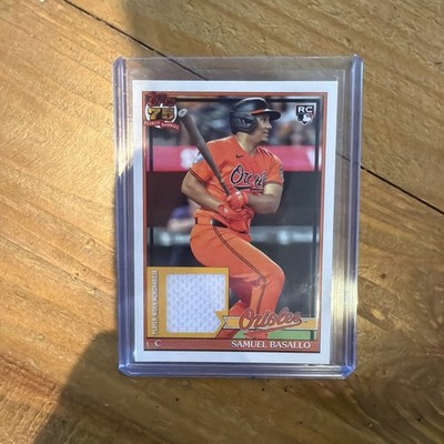 2026 Topps Series 1 Samuel Basallo Player Worn Relic Patch   Orioles Rookie
