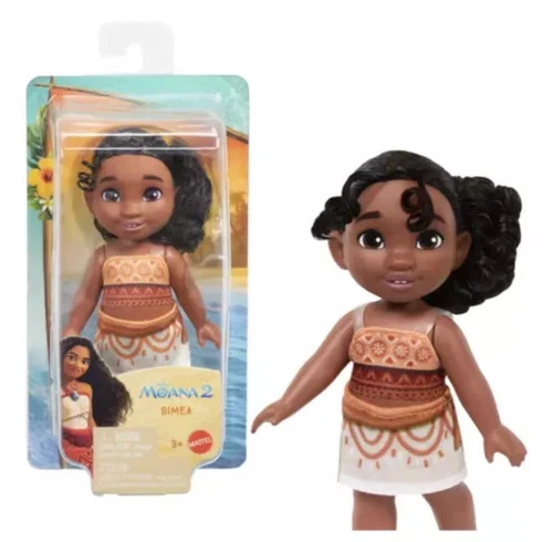 Disney Moana 2 Simea Doll 5" Figiure w/Anklet Accessory & Removable Outfit