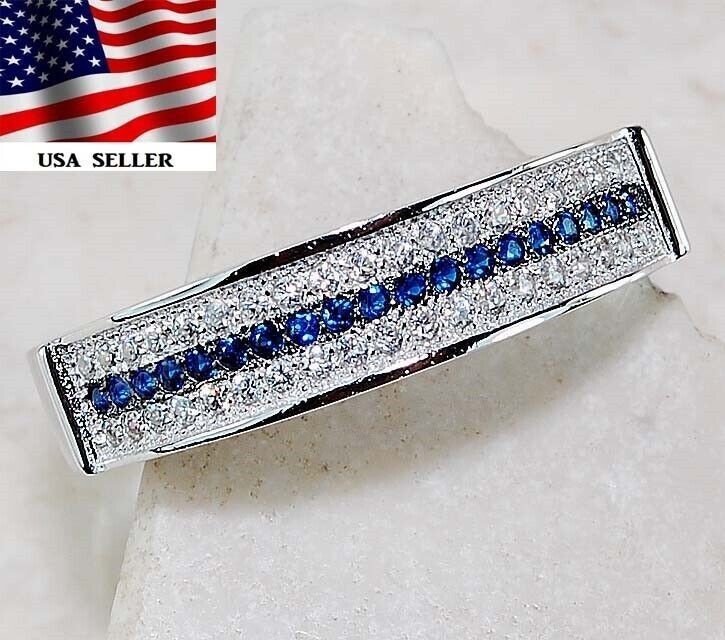 Heat Treated Kyanite 925 Solid Sterling Silver Ring Sz 8 &2-5