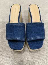 Veronica Beard Denim Wedge