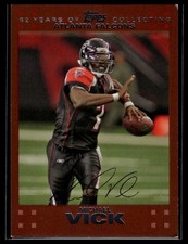 2007 Topps Michael Vick Copper /2007 Pulled From Market SP #4 Falcons