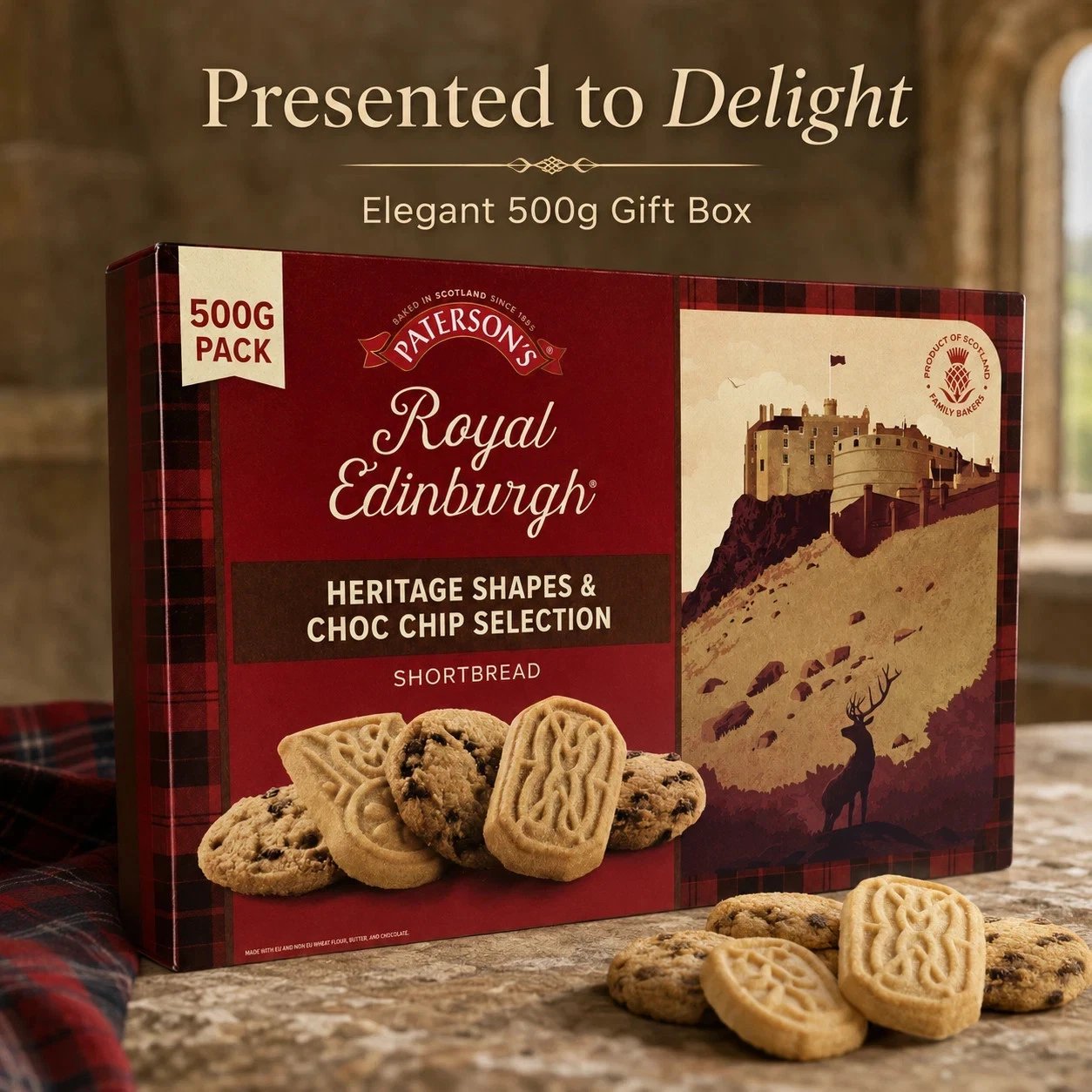 Royal Edinburgh Shortbread and Choc Chip Biscuits