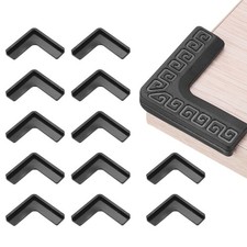 Corner Protectors 12Pcs Table Corner Protectors Black