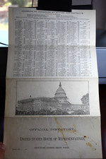 1912 Official Directory for the United States House of Representatives