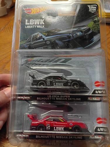 Hot Wheels Nissan Skyline LBWK ER34 Silhouette Car Culture Chase + Regular $$