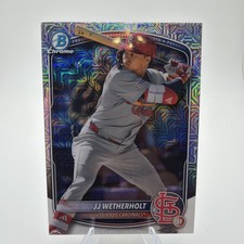 2025 Bowman Chrome - Prospects JJ Wetherholt #BCP-241 Mojo Refractor (RC)