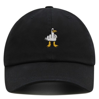 JPAK Funny Cartoon Seagull Premium Dad Hat Unisex Cotton Adjustable Bird