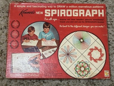 Vintage Original Kenner 1967 Spirograph Missing 2 pieces