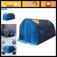 Galaxy Starry Sky Play Tent for Kids - Portable Pop Up Playhouse with Net Curtai