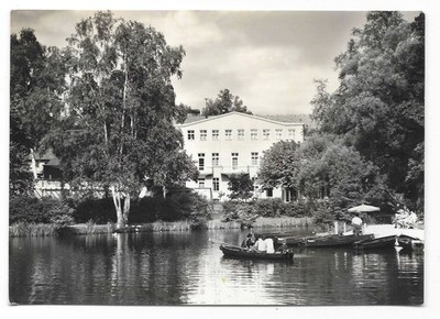 Postcard Staatsbad Bad Elster house on the lake 1970 postcard postcard