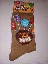 TOOTSIE ROLL POP CREW SOCKS SIZE 6-12