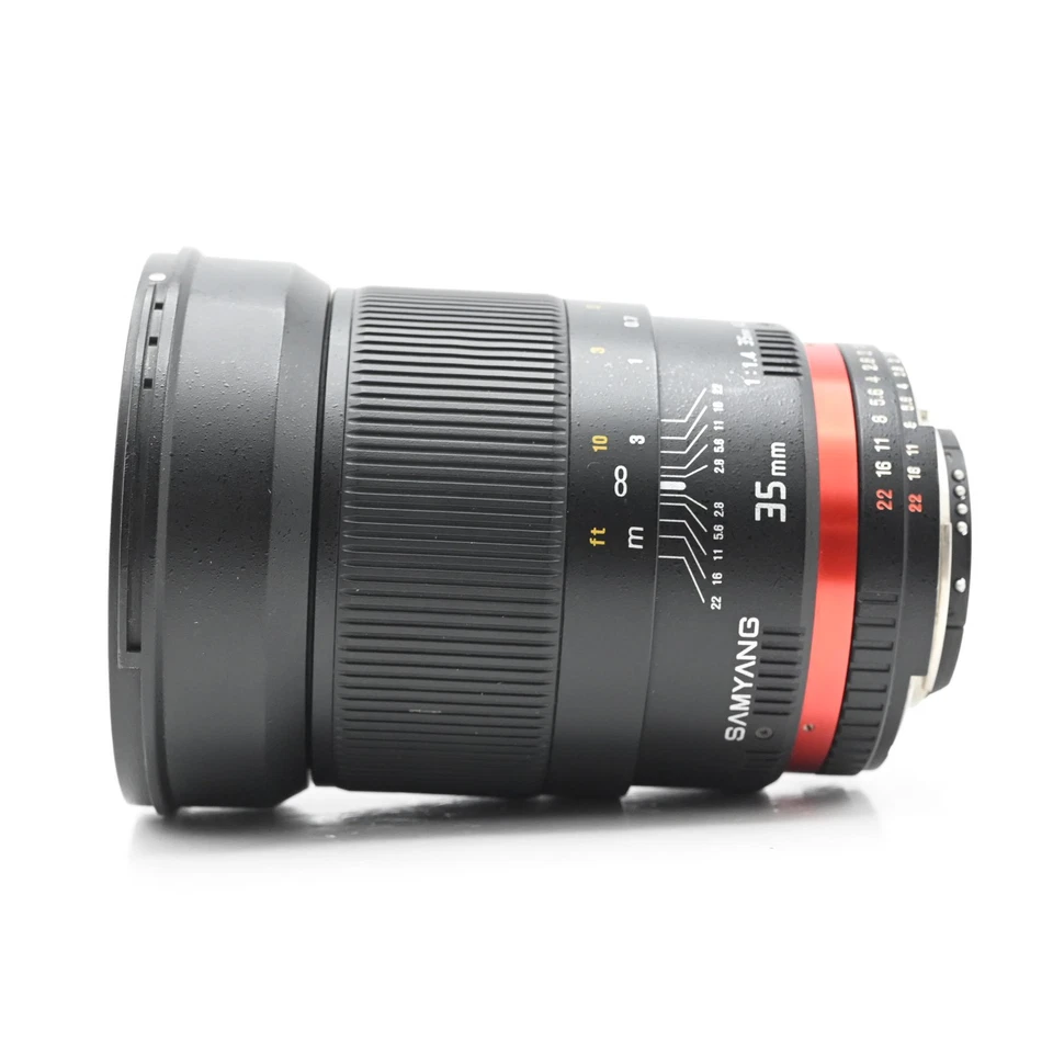 Samyang 35mm f1.4 AS UMC Lens (manual focus) Nikon #251 - Image 3 of 4