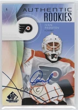 2024 Upper Deck SP Game Used Authentic Rookies Blue Ivan Fedotov Rookie Auto RC