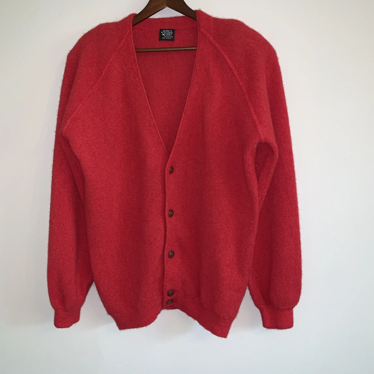 vintage alpaca cardigan products for sale | eBay