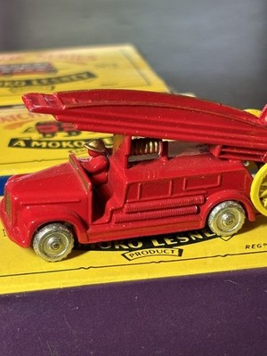 Matchbox Series A Moko Lesney No. 9 Old Fire Engine + Box | eBay