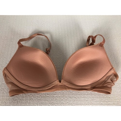 Adore Me Womens Bra Size 34C Beige Push Up Wireless Back Close Adjustable Straps - Picture 9 of 13
