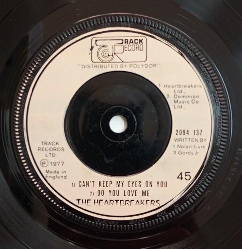 One Track Mind - The Heartbreakers (1977 UK) - Picture 4 of 4