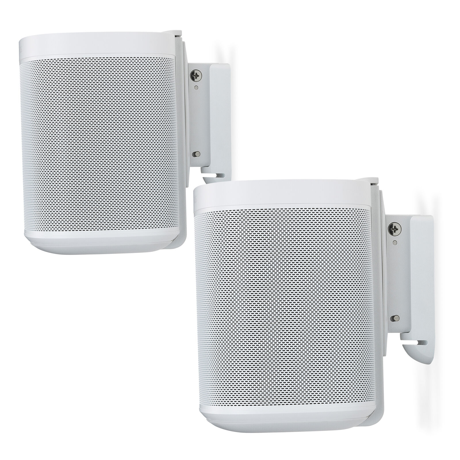 Sonos One Wandhalterung, verstellbar, Paar weiß (Flexson FLXS1WM2011)