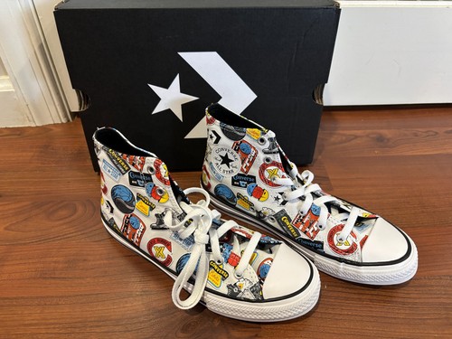 New With Box Converse Jump Ball All Star Chunk High Top Junior Size 672449C - 第 1/5 張圖片