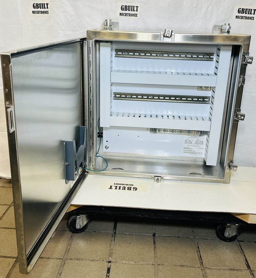 Hoffman A24H2408SSLP INDUSTRIAL CONTROL PANEL ENCLOSURE 24x24x8 ...