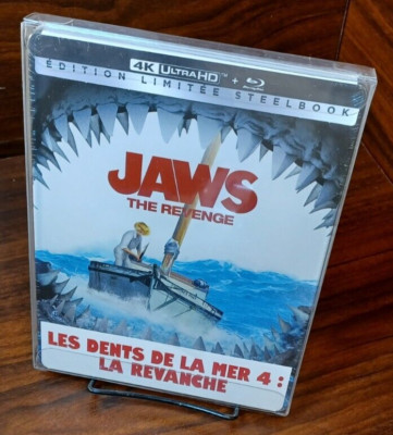 Jaws 4 4K Steelbook - EU IMPORT - NEW - w/PROTECTIVE SLEEVE - Free Box Shipping