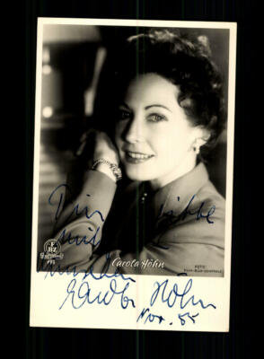 Carola Höhn FBZ autograph card original signed + F 6354