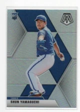 SHUN YAMAGUCHI 2020 PANINI CHRONICLES MOSAIC SILVER PRIZM BLUE JAYS ROOKIE RC