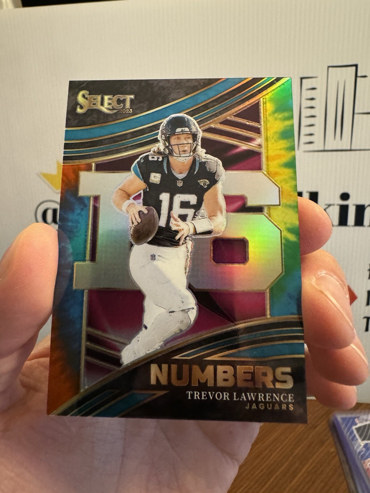 🔥Trevor Lawrence 2023 Panini Select Tie Dye Numbers #/25!🔥