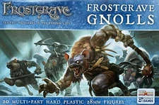 Frostgrave Gnolls 28mm New • 1 Sprue • 5 Miniatures • Osprey Northstar