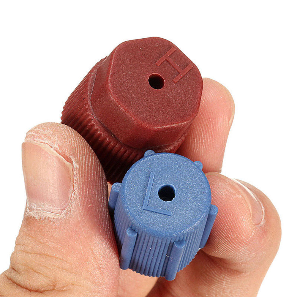 Lot De Bouchons De Valve R134A - 13mm Et 16mm Pour Climatisation Auto | Étanches, Antidérapants, Entretien Facile | Pour Voitures, SUV