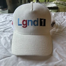 LGND Supply Co. White Corduroy Mesh SnapBack NEW with Hangtag