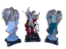 Juego Arcangeles 8" San Miguel,San Gabriel,San Rafael Juego Arcángeles, Nuevo