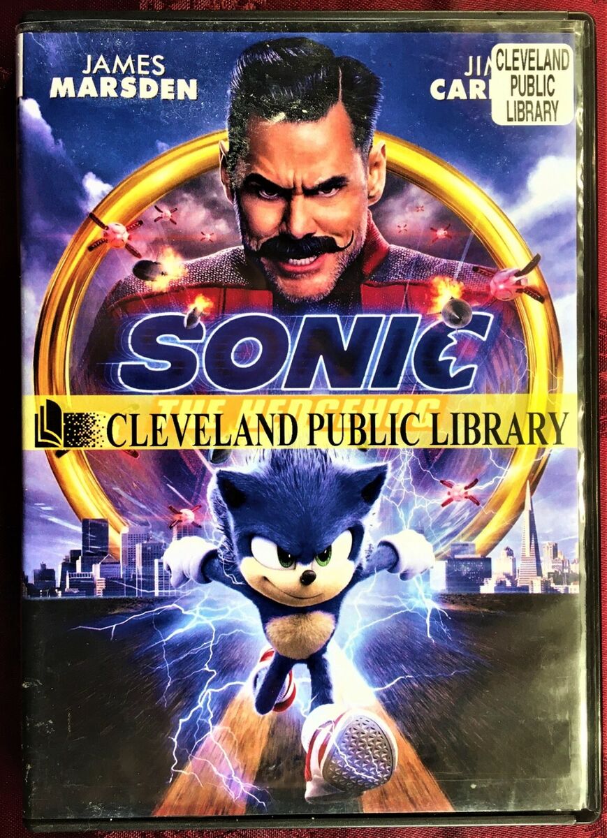 SONIC THE HEDGEHOG 2020 MOVIE DVD