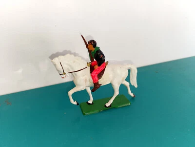 Figurine Jecsan Far West – Cowboy à Cheval, Sachet Vintage Espagne