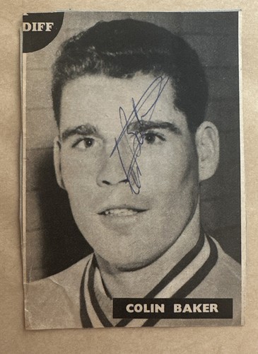Cardiff City Colin Bäcker handsigniertes Magazin Schneiden