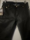 NWT Roberto cavalli jeans Women 44 Stretch Wax Coat Skinny animal print leopard — photo 10