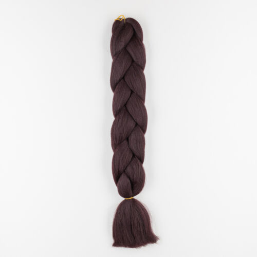 DreadLab - Synthétique Géant Tresse Cheveux Simple Ton (24 "/ 60cm) Multiple - Picture 11 of 41