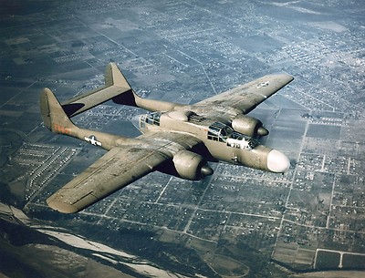 NORTHROP P-61 Black Widow, Nachtjäger. Modellbauplan
