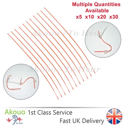 Hearing Aid Cleaning Wire Rod for Oticon Phonak Widex Siemens Slim Tubes GENUINE