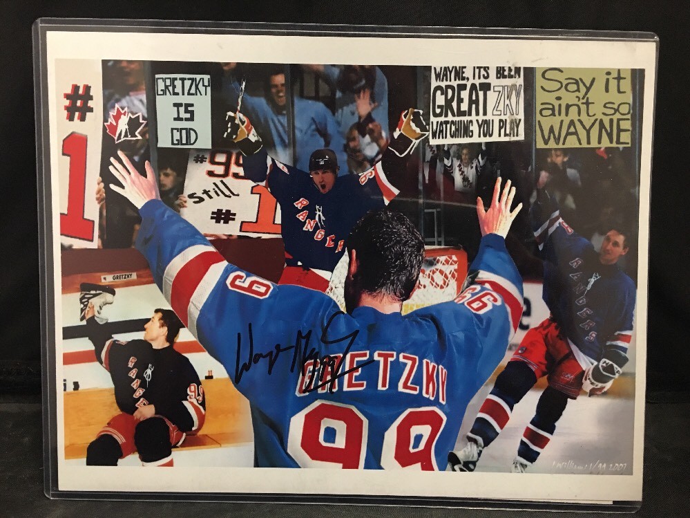 wayne gretzky autographed photos