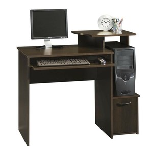 Sauder Beginnings Transitional Cinnamon Cherry Computer ...