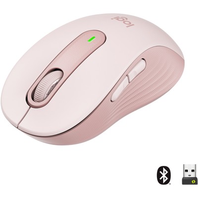Logitech Signature M650 Wireless, Maus, optisch, USB, kabellos, 4 Tasten, rosa